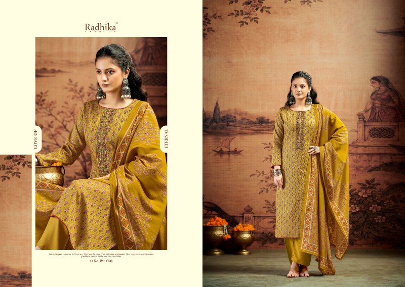 Kalki Advance Vol 5 By Radhika Jam Satin Dress Material 